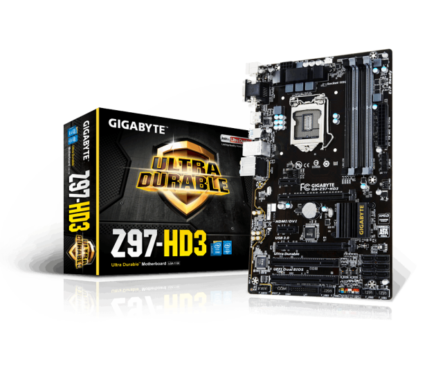 Gigabyte GA-Z97-HD3 (Z97 2xPCI-E DDR3) - 186080 - zdjęcie